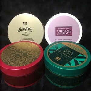 BBW BODY BUTTER BUNDLE X4